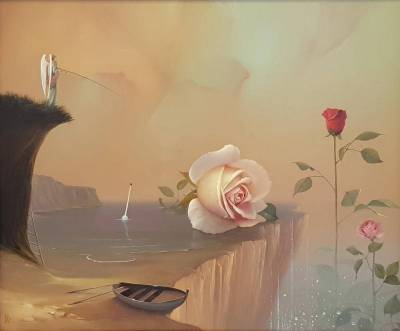 "Розовый сон" репродукция на холсте 30x36 см – фото 1 – omis-spb.ru